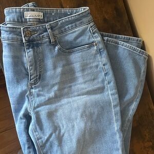 LOFT High Rise Light Blue Jeans